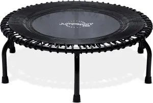 JumpSport 350 PRO Indoor Heavy Duty Fitness Trampoline, 39-inch | 36 Premium EnduroLast 4 Elastic Cords | Customized Bounce with 7 Settings | 300 lb Wt. Rating | 60-Day Free Trial to 350  Videos