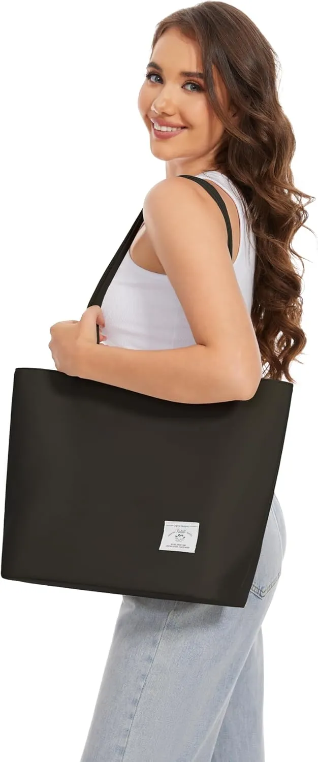 KALIDI Tote Bag for Women Large Waterproof Shoulder Bag Zipper Casual Hobo Handbag Work Shopping Lightweight