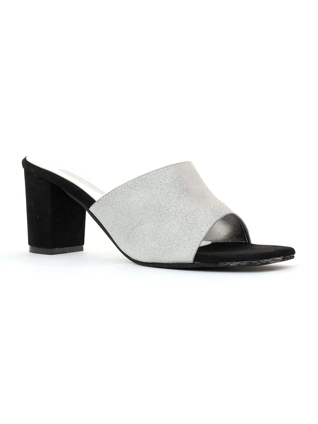Khadim Cleo High Heel Block Mule Slip On Sandal for Women