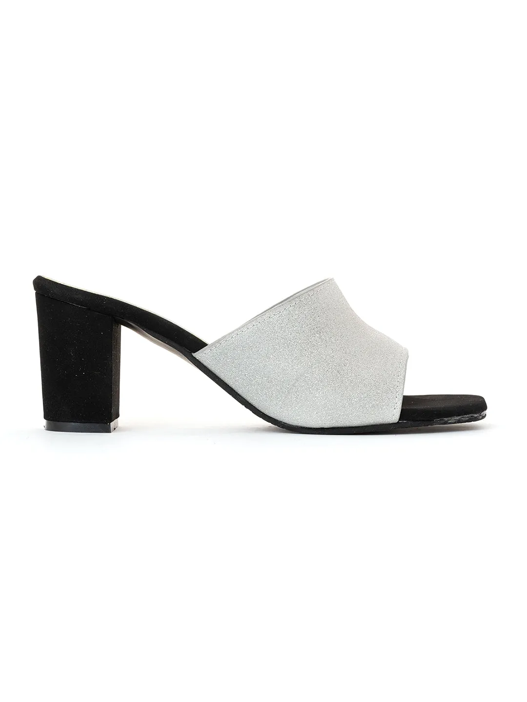 Khadim Cleo High Heel Block Mule Slip On Sandal for Women