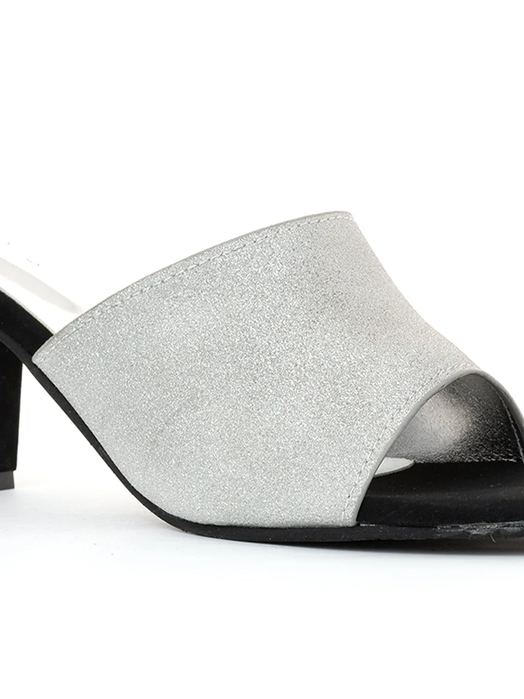 Khadim Cleo High Heel Block Mule Slip On Sandal for Women