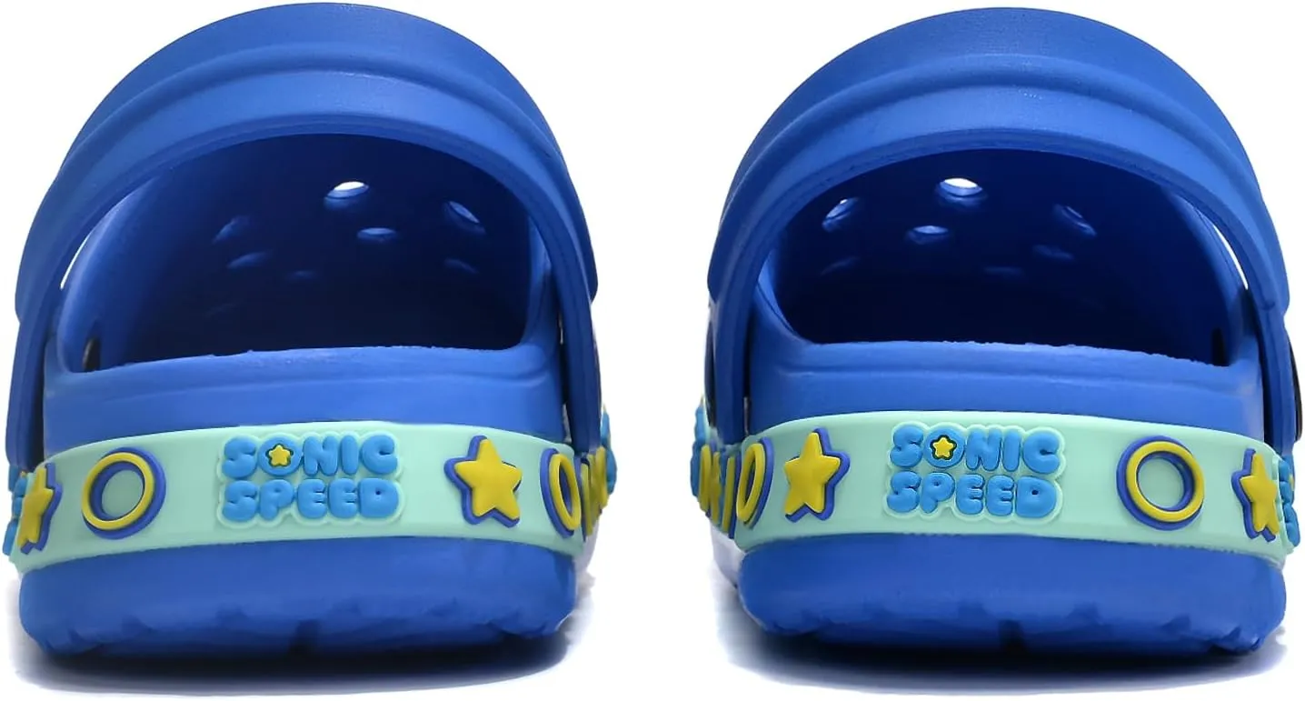 Kids Clogs Shoes Cute Cartoon Boys Girls Garden Water Shoes for Toddlers and Little Kids, Kids Slippers Sandals Shower Non-Slip Beach Shoes