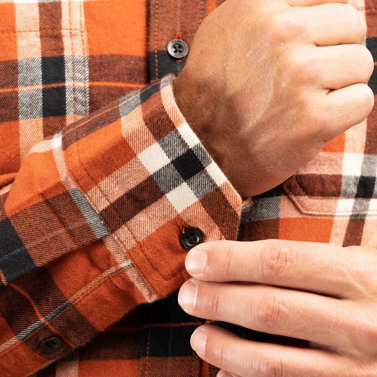 KLIM Men's Table Rock Midweight Flannel Shirt