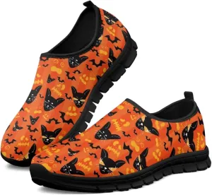 Ladies Lightweight Tennis Shoes Non-Slip Running Walking Sneakers Slip on Work Casual Comfor Gym Shoes