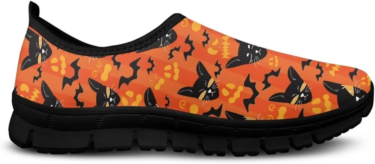Ladies Lightweight Tennis Shoes Non-Slip Running Walking Sneakers Slip on Work Casual Comfor Gym Shoes