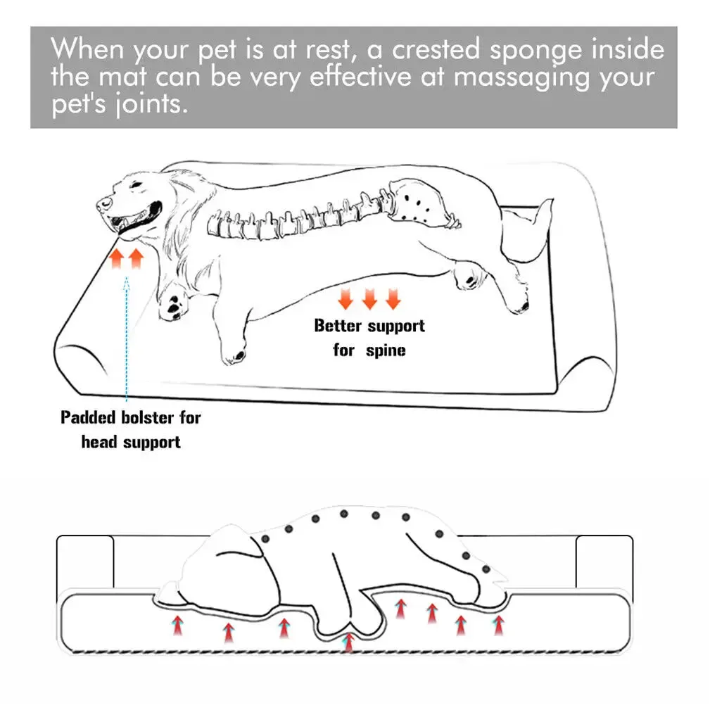 Large Orthopedic Pet Bed Washable Cover