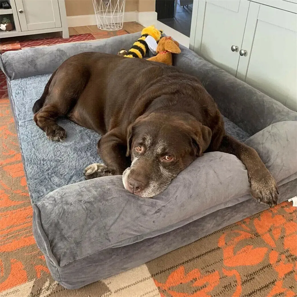 Large Orthopedic Pet Bed Washable Cover