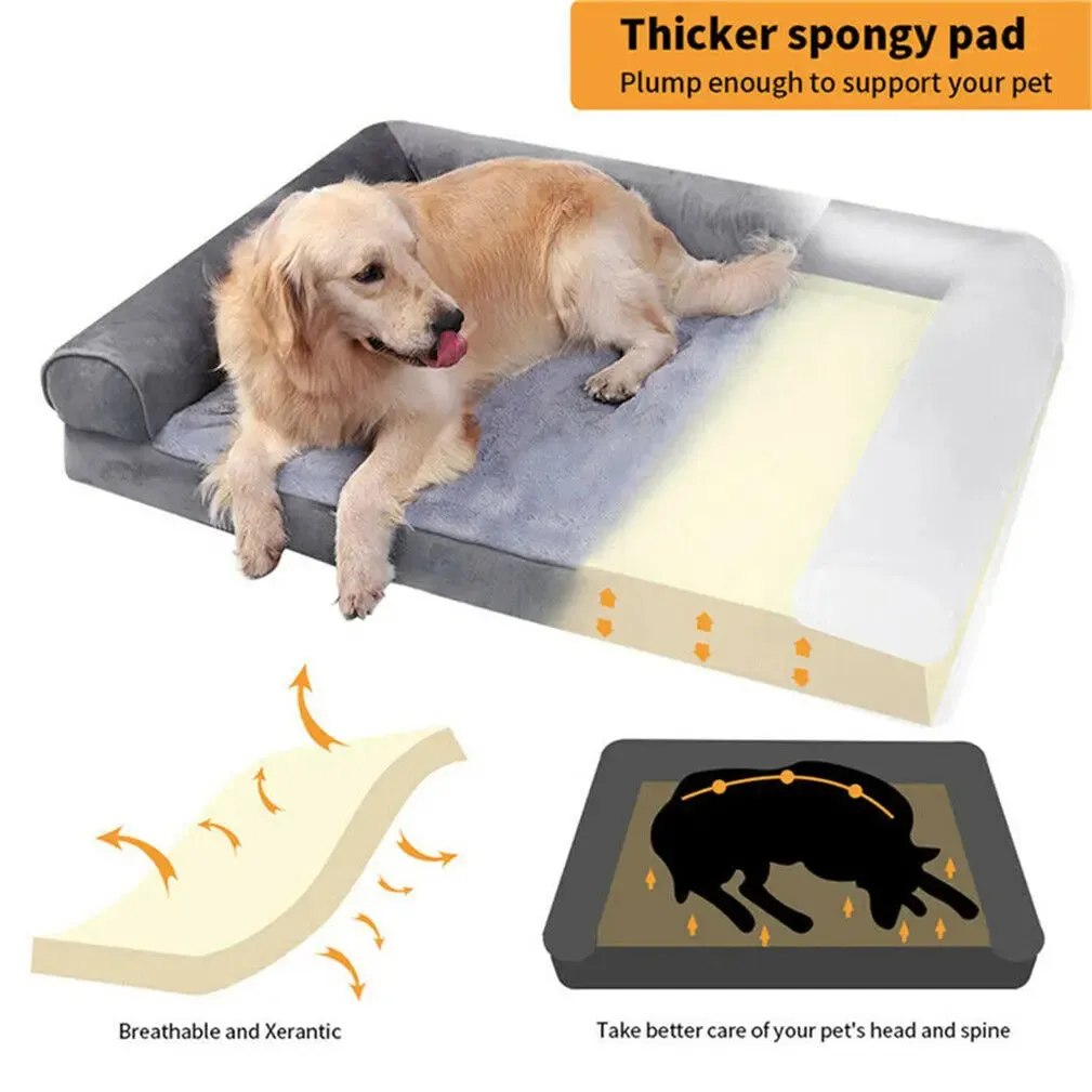 Large Orthopedic Pet Bed Washable Cover