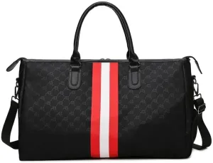 Large Size Travel Bag Design Luxury Duffle Tote Bags For Women And Men 2025 new In PVC Printing Letter Modification Handbags(Red)