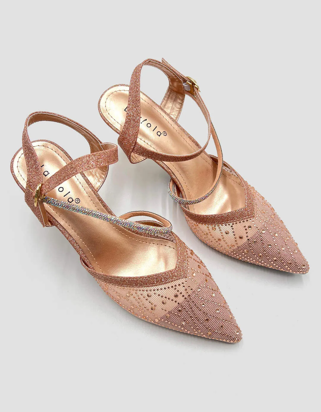 Laviola Amante Sandal Heels Pesta Wanita Tinggi 5cm