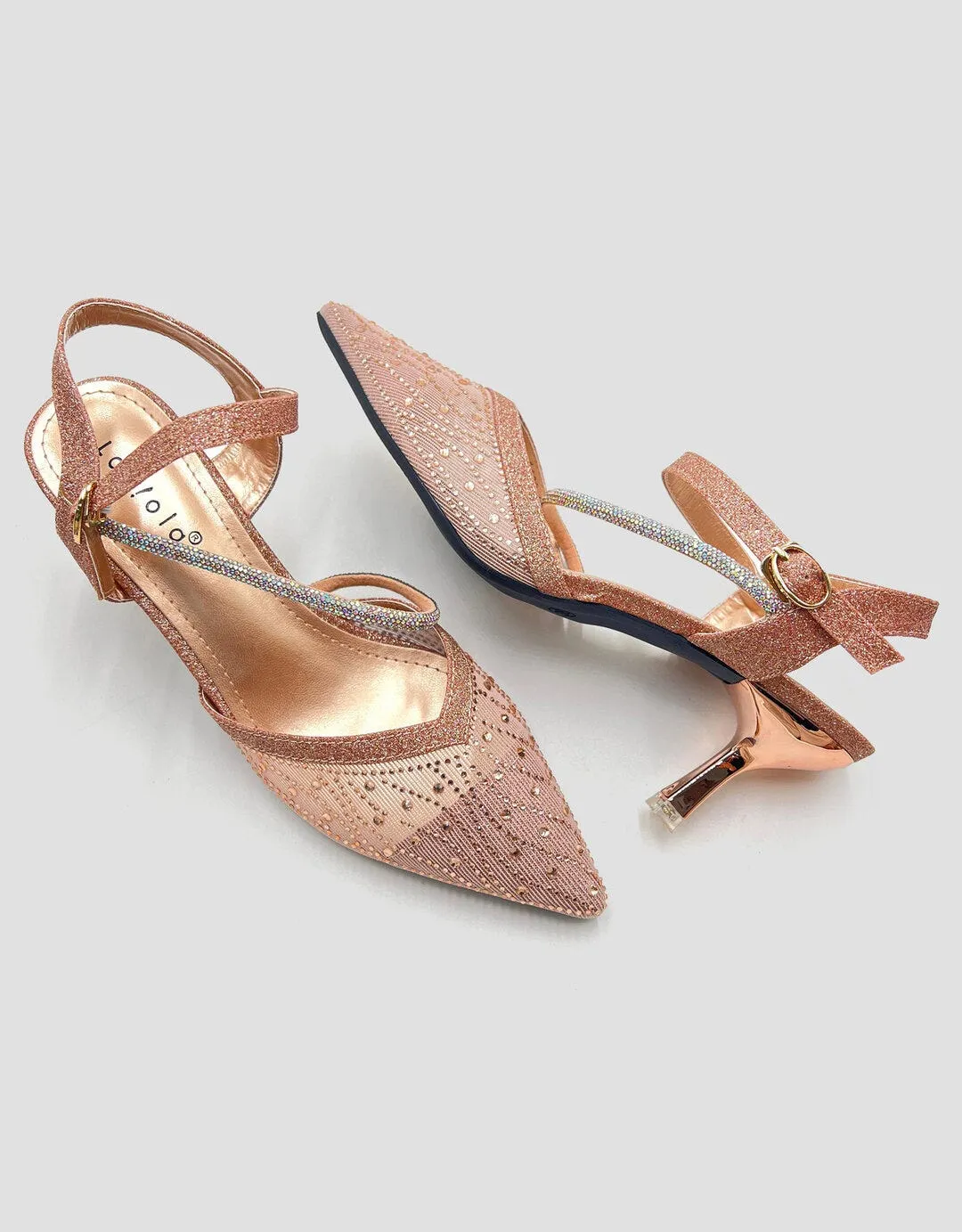 Laviola Amante Sandal Heels Pesta Wanita Tinggi 5cm