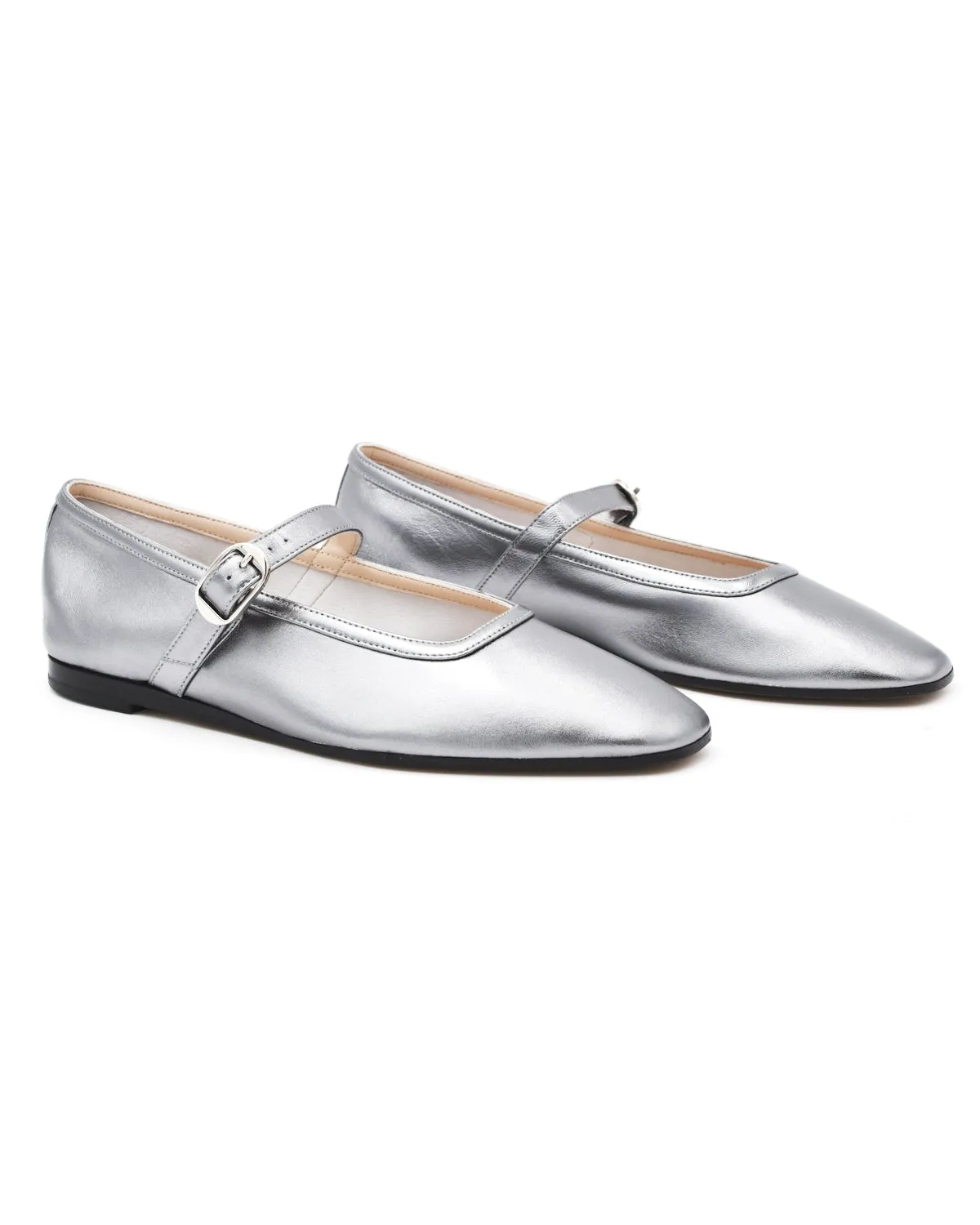 Le Monde Beryl Silver Mary Jane