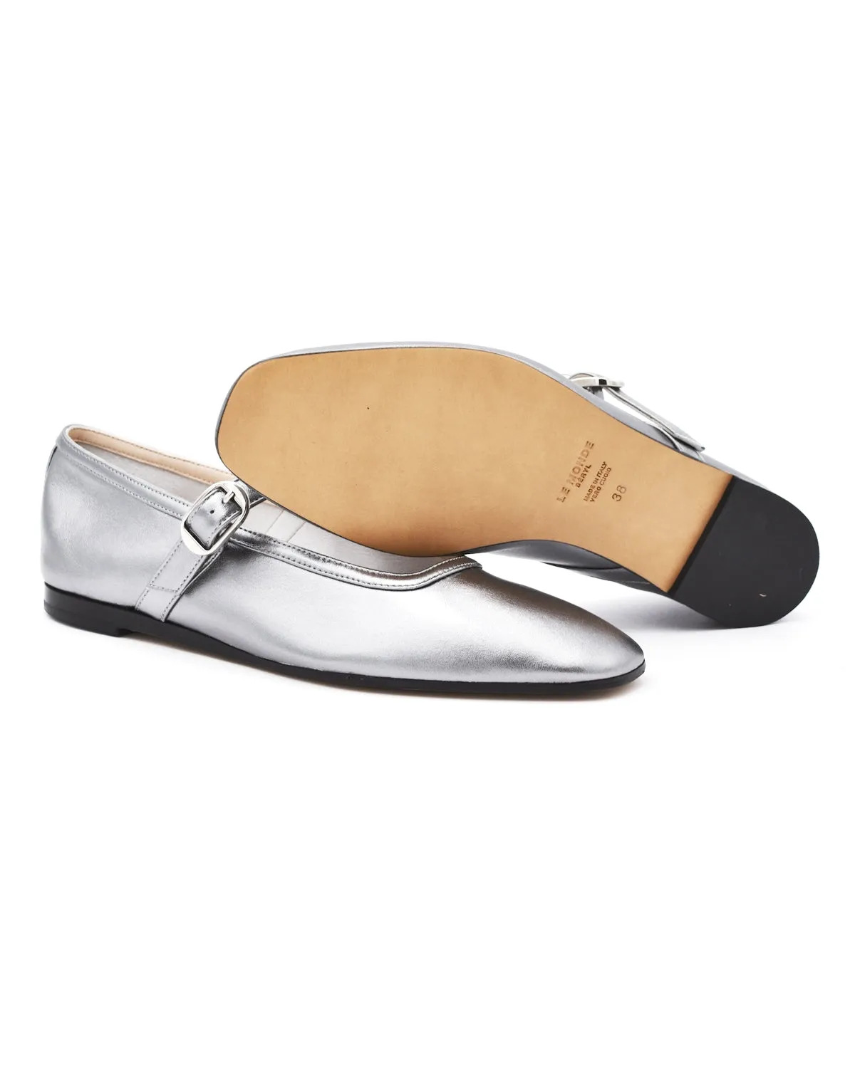 Le Monde Beryl Silver Mary Jane