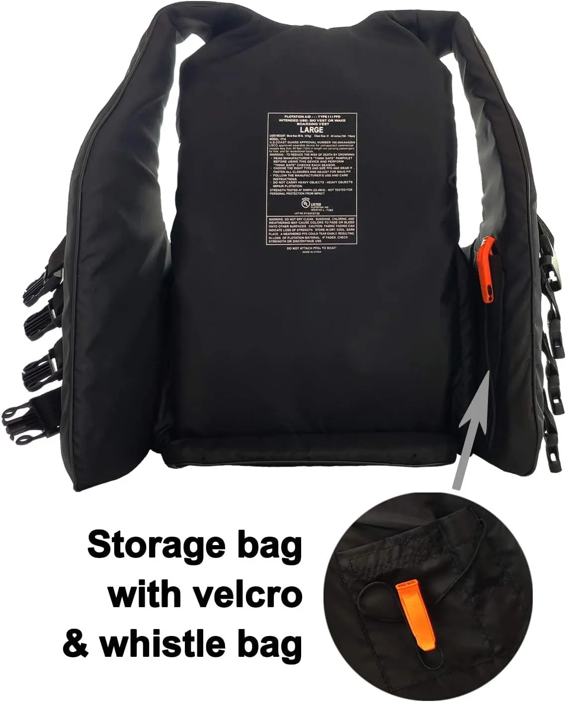 Leader Accessories Adult Universal USCG Approved Vest