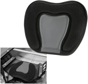 Lixada Padded Kayak Seat Cushion with Backrest and Adjustable Straps, Kayak Canoeing Seat Cushion Support Antiskid Cushiony Canoe Seat Boat Seat for Boating Canoeing Kayaking Fishing