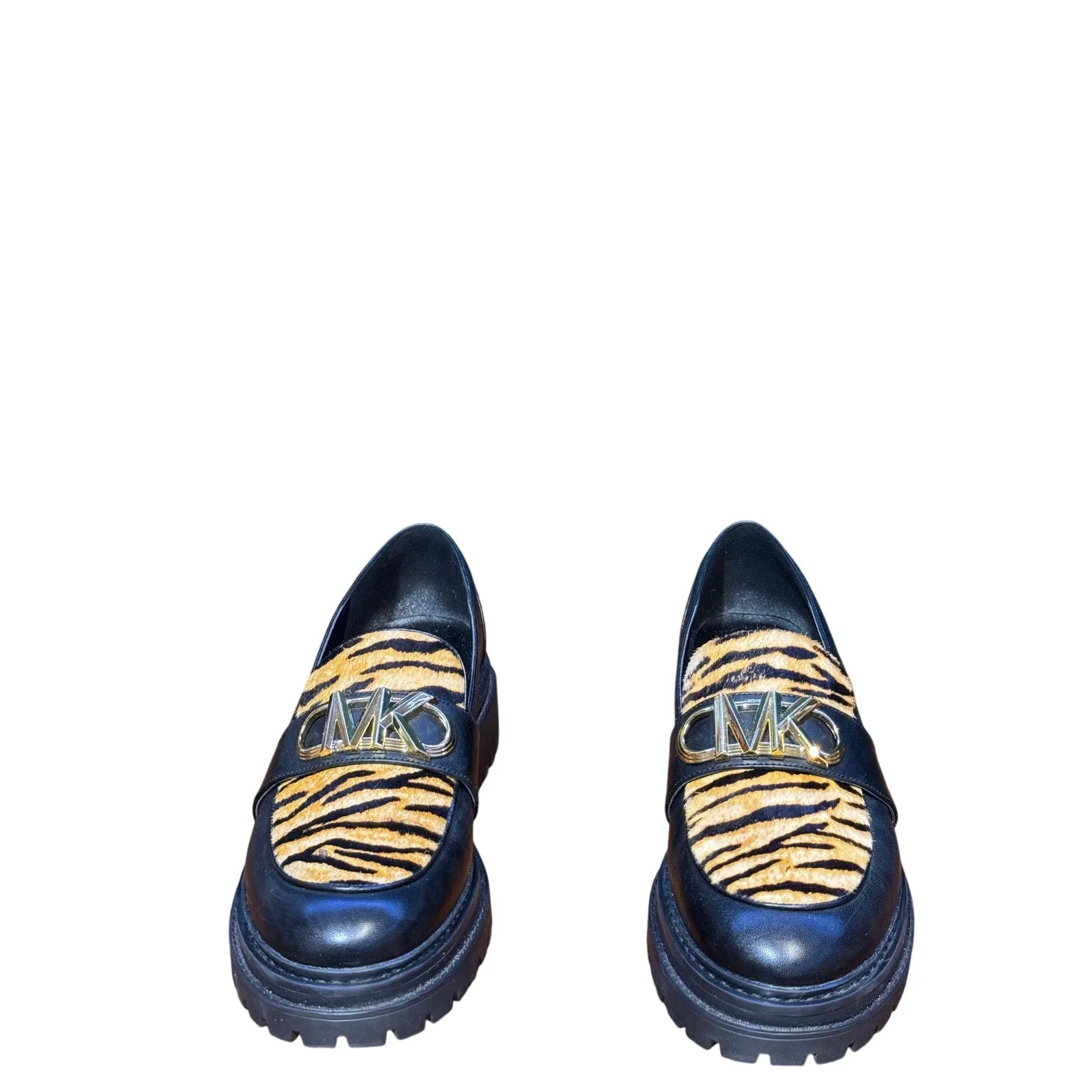 loafers leather vintage Women's Summer event michael Voice-controlled Kors