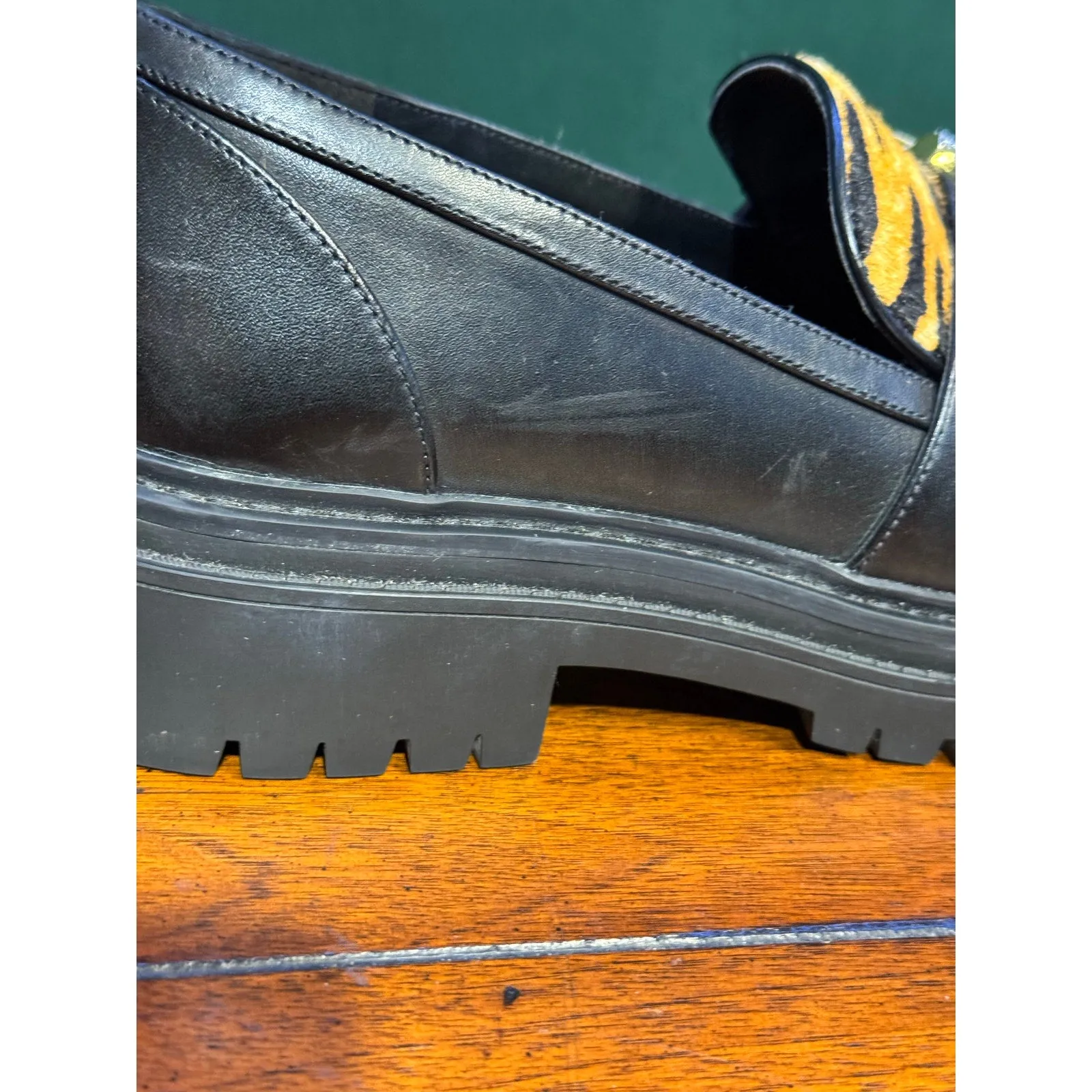 loafers leather vintage Women's Summer event michael Voice-controlled Kors