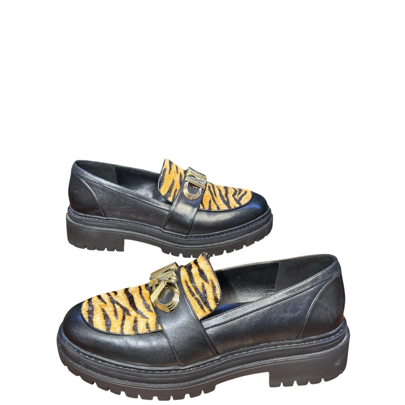 loafers leather vintage Women's Summer event michael Voice-controlled Kors