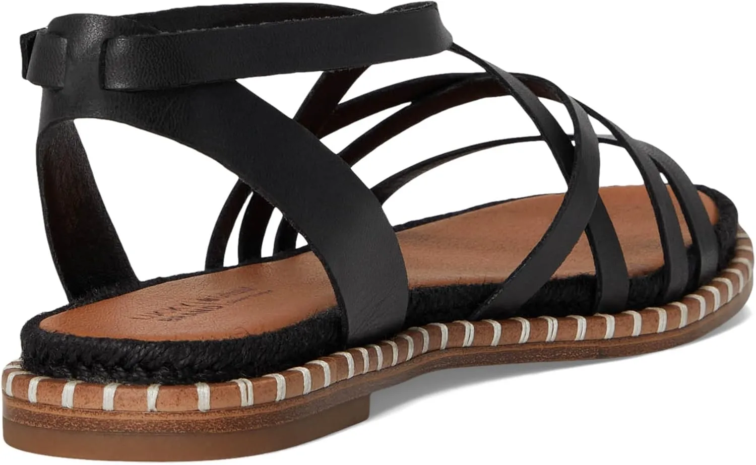 Lucky Brand Women's Kielly Cross Strap Flat Sandals
