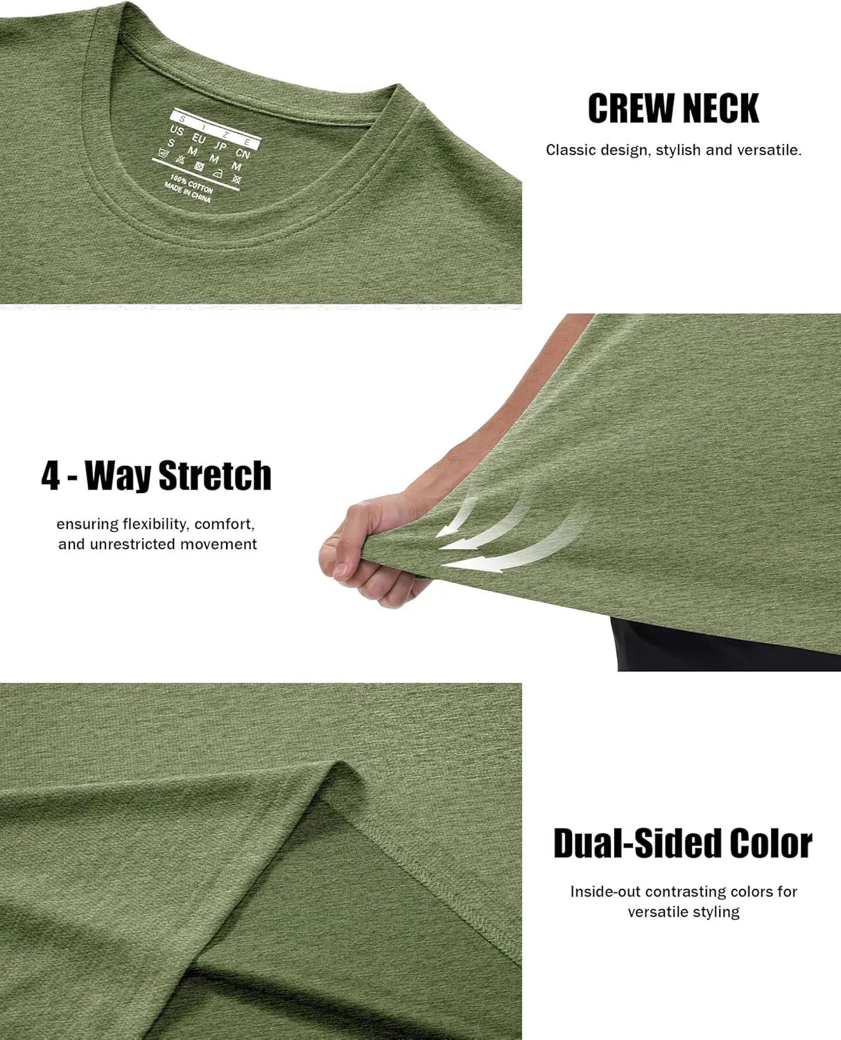 MAGCOMSEN Men's Short Sleeve Sun Protection Shirts Quick Dry Athletic T-Shirts Hiking Running Workout Gym Rash Guard