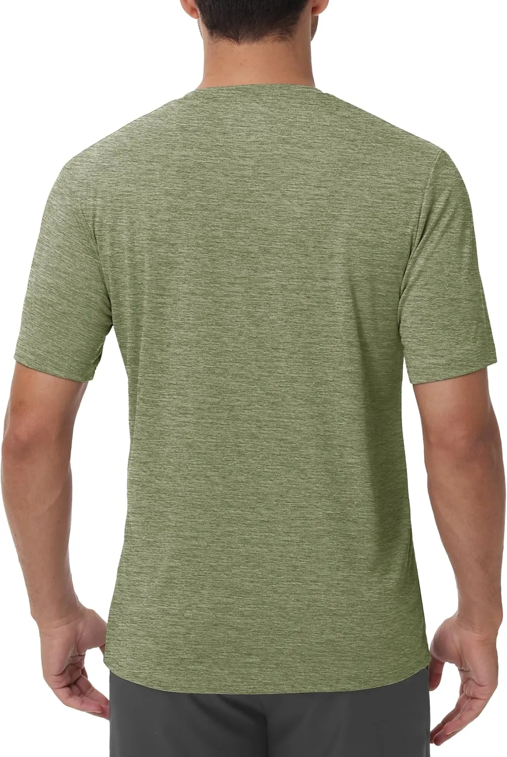 MAGCOMSEN Men's Short Sleeve Sun Protection Shirts Quick Dry Athletic T-Shirts Hiking Running Workout Gym Rash Guard