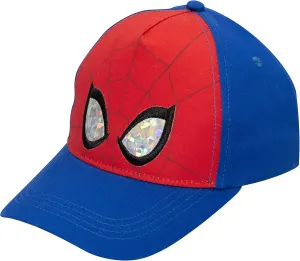 Marvel Spiderman Hat for Boys, Breathable Spiderman Baseball Cap for Toddlers, Boys Ages 3-9