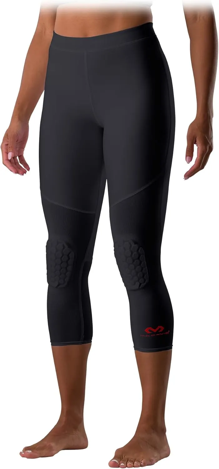 McDavid Women's 2-Pad 3/4 Tight w/Knee Pad