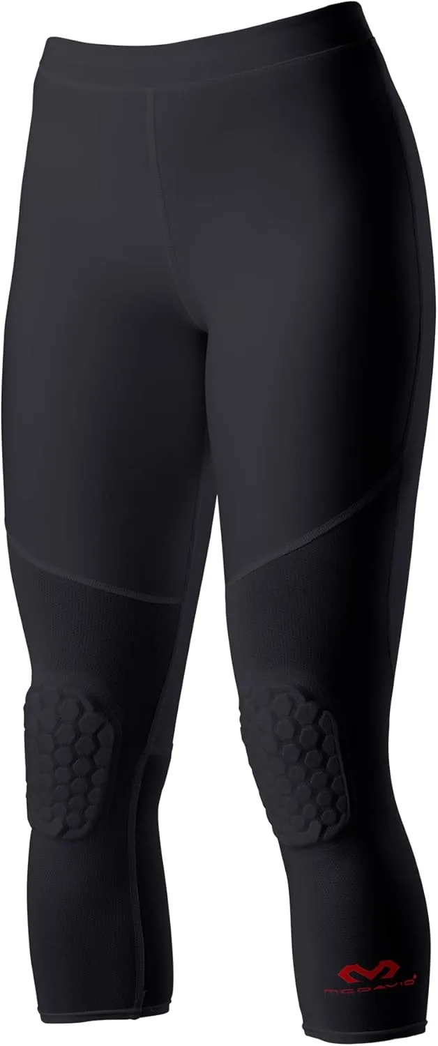 McDavid Women's 2-Pad 3/4 Tight w/Knee Pad