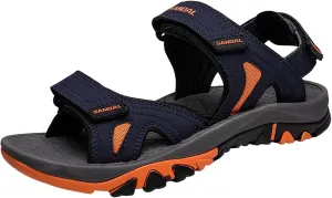 Men's Beach Sandals Summer Two Way Outdoor Sports Sandals Adjustable Strap Walking Arch Mens Thong