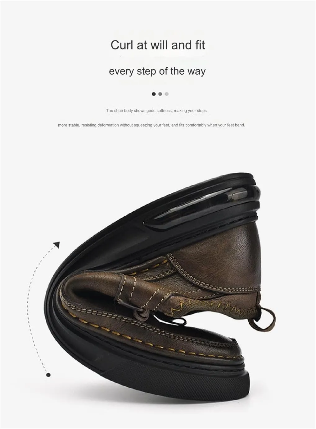 Mens Leather Fashion Oxford Sneaker Low Top Lace Up Round-Toe Casual Oxford Shoes Retro Comfortable Business Dress Invisible Height Increasing Non-Slip Softsole Walking Work Shoes