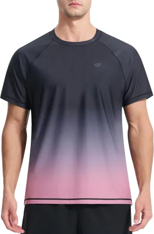 Men's Rash Guard Swim Shirts Summer UPF 50  UV Sun Protection Quick Dry Beach Fishing Water Shirts T Shirts for Men