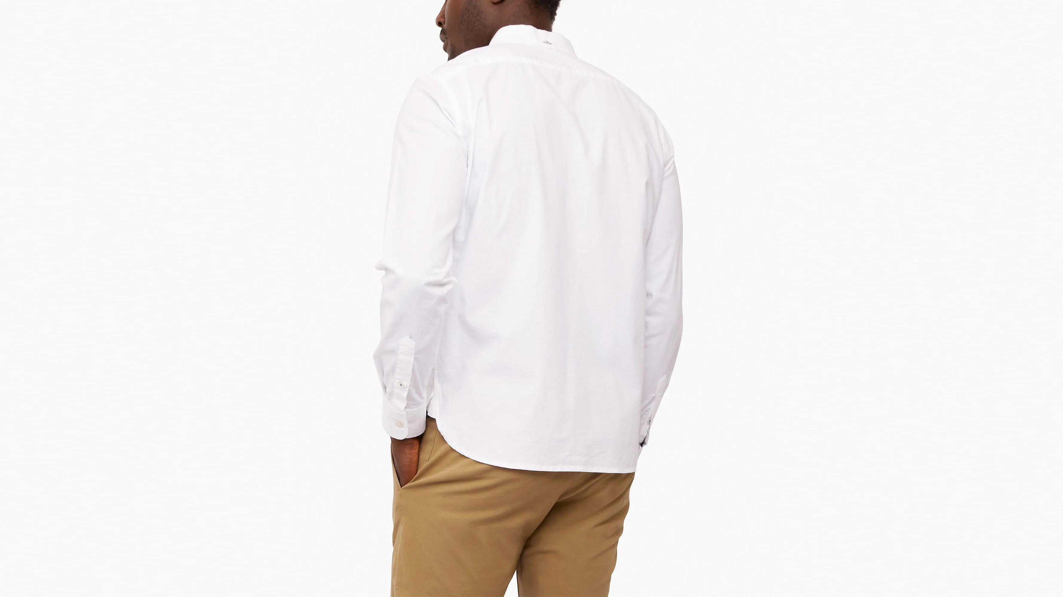 Men's Slim Fit 2 Button Collar Shirt