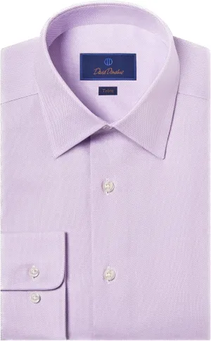 Men's Trim Fit Royal Oxford 100% Cotton Dress Shirt