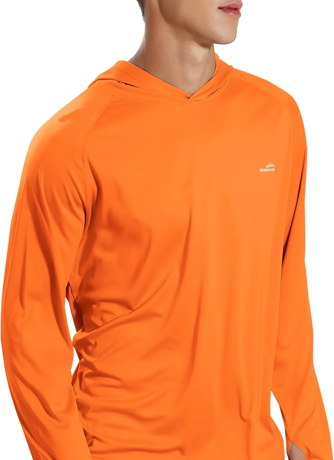 Men's UPF 50  Long Sleeve Sun Shirts UV Protection Hoodie Rash Guard Hiking Fishing Swim T Shirt