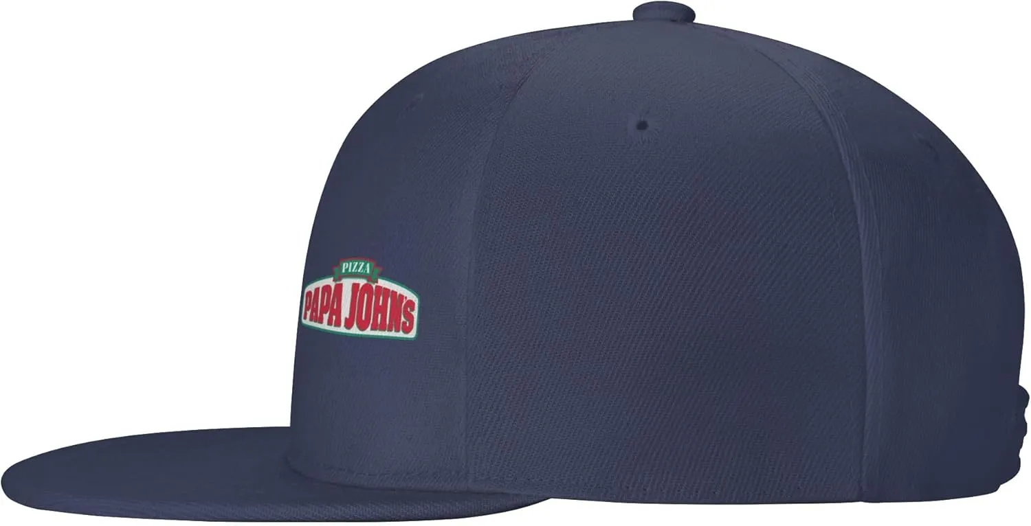 Men's Women's Logo Snapback Baseball Caps Adjustable Flat Bill Brim Caps Work Hat for Adult Unisex Women Men