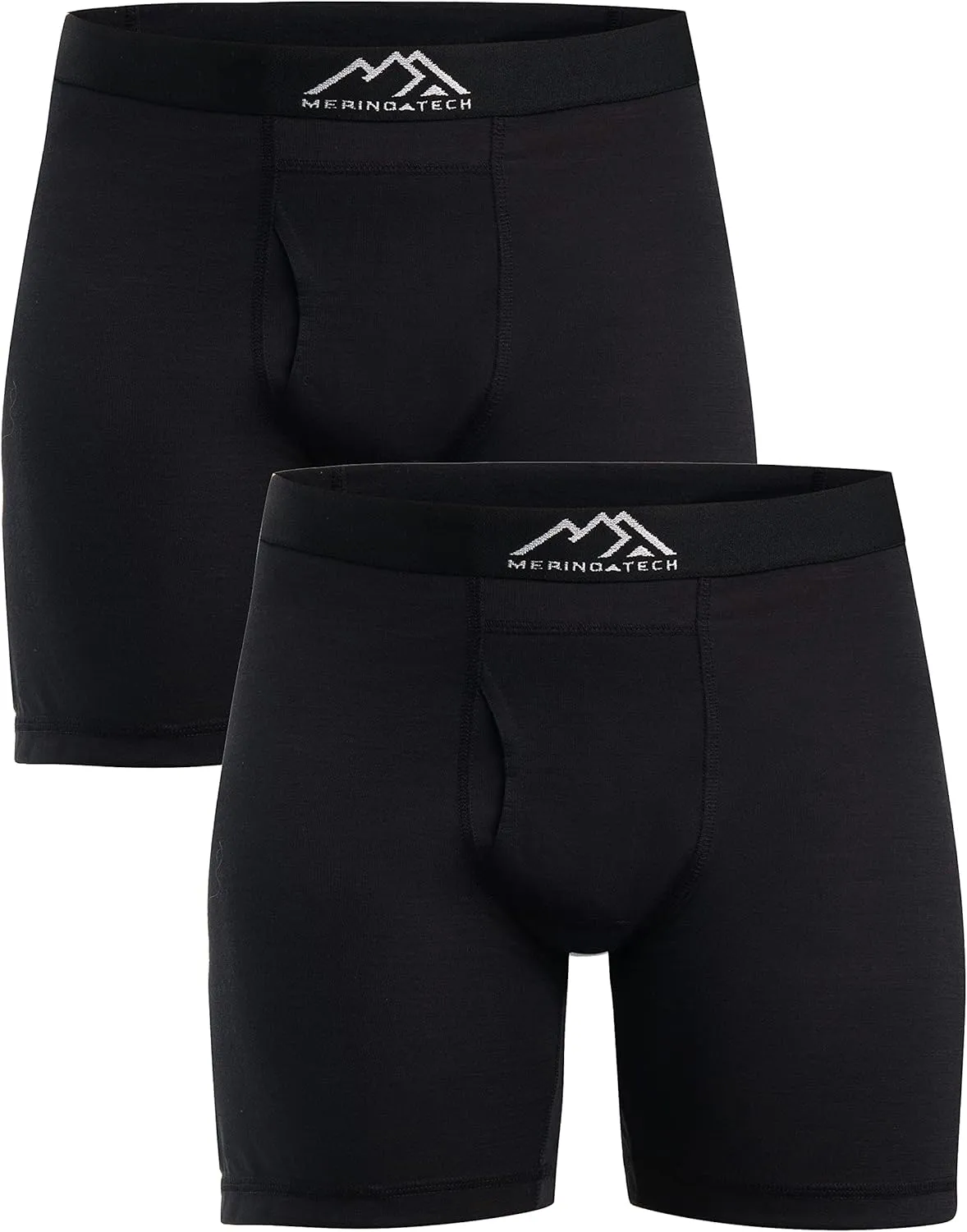 Merino.tech Merino Wool Underwear Mens - 100% Merino Wool Base Layer Boxer Briefs for Men