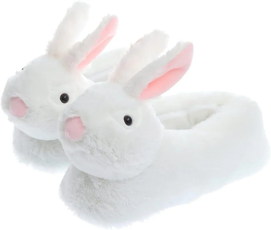 Millffy Classic Bunny Slippers Adult Sized Plush Slippers Kids Size Animal Slippers Shepherd Dog Corgi Costume Footwear