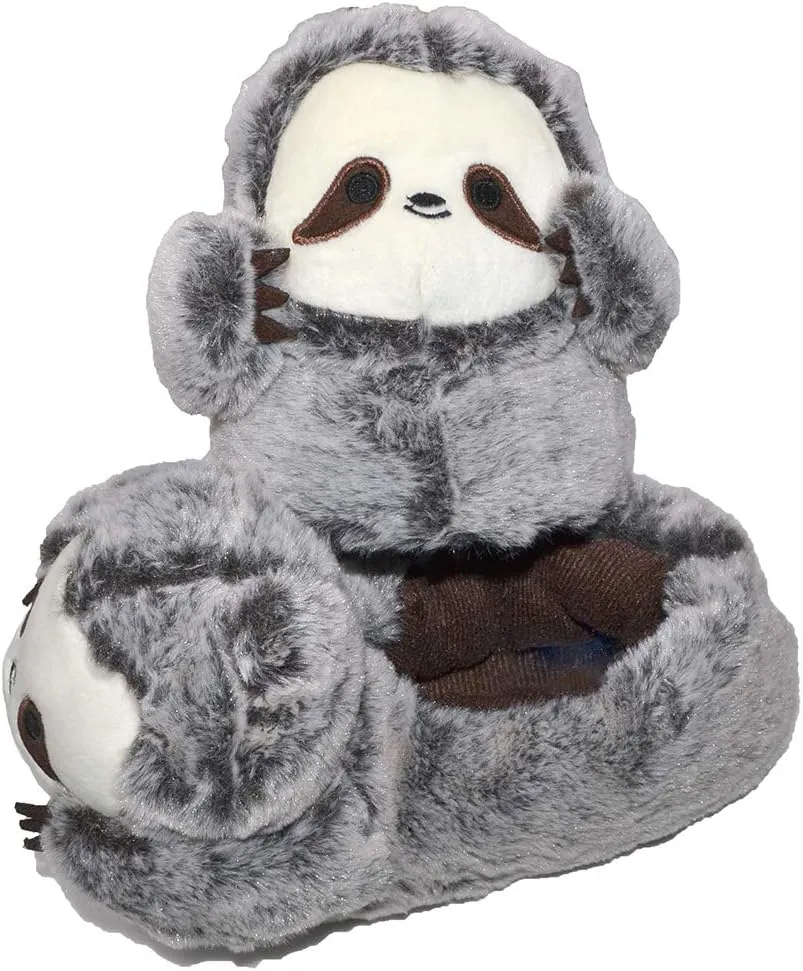 Millffy Classic Bunny Slippers Adult Sized Plush Slippers Kids Size Animal Slippers Shepherd Dog Corgi Costume Footwear