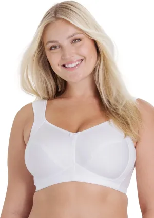 Miss Mary of Sweden Cotton Divide Non-Wired Bra – Skin-Relief Pocketed Design, Breathable Cotton, All-Day Comfort