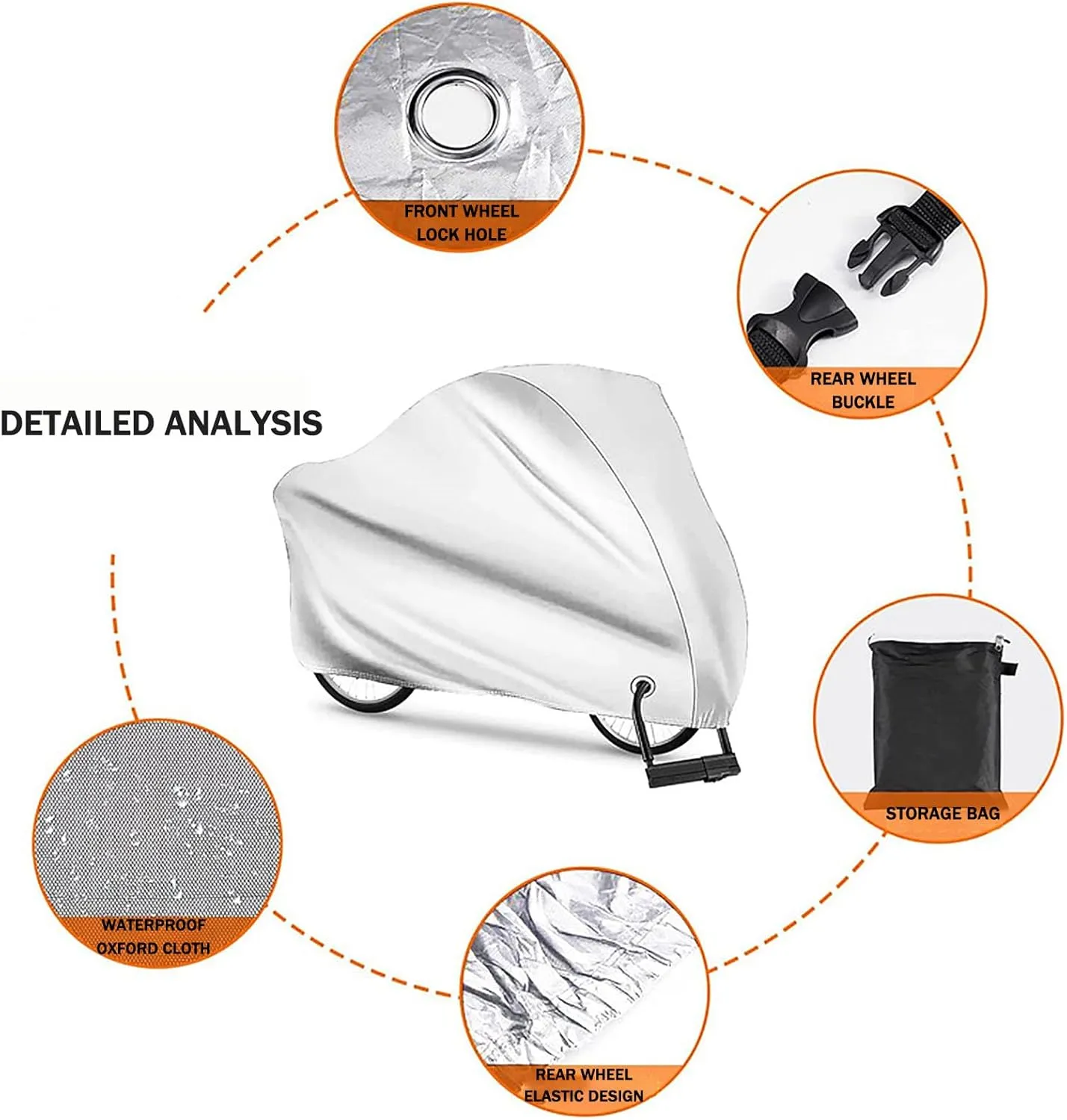 Motorcycle Cover for Laverda 750 Ghost Strike Scooter Cycle Moped Cover Anti-UV Moped Cover with Lock Holes Windproof Buckle and Elastic Hem,A1-170x60x85