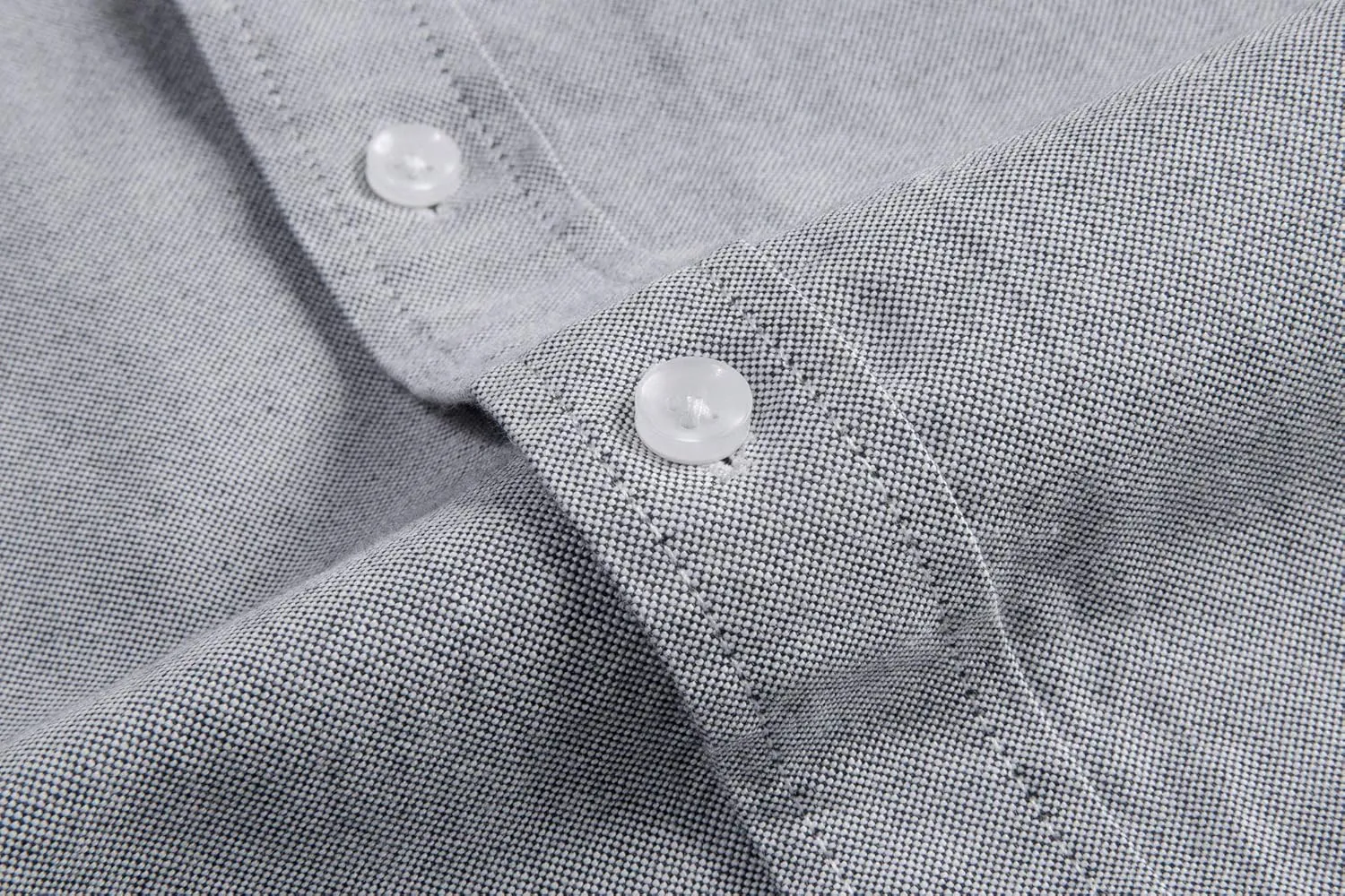 MUSE FATH Men's Oxford Dress Shirt-Cotton Casual Regular Fit Long Sleeve Shirt