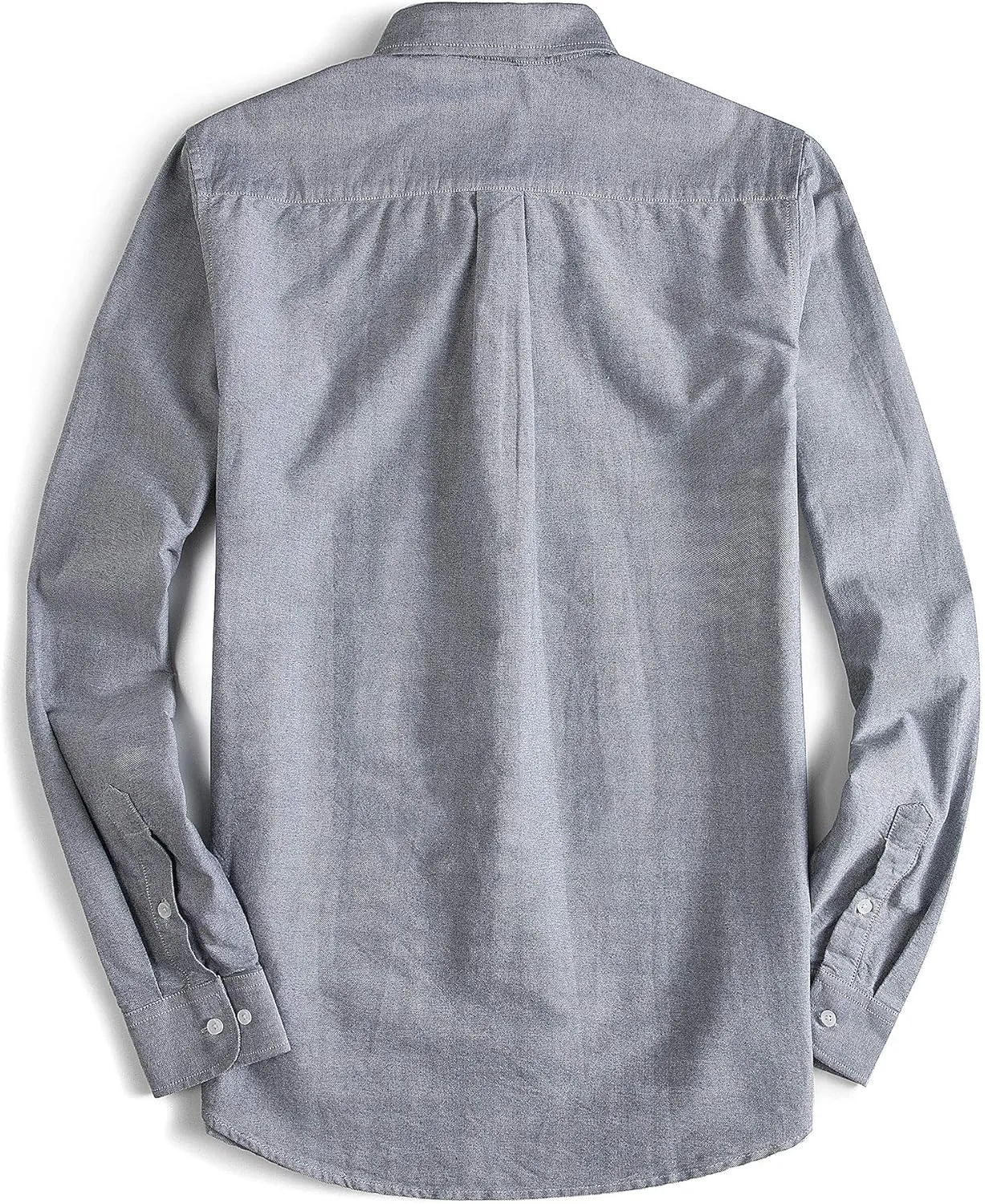 MUSE FATH Men's Oxford Dress Shirt-Cotton Casual Regular Fit Long Sleeve Shirt