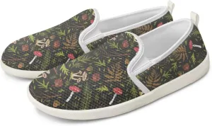 Mushroom Design Running Shoes Flats for Women Tennis Shoes Slip Resistant Work Shoes