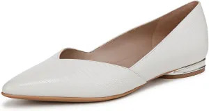 Naturalizer Womens Havana Ballet Flat Warm White Snake Print Leather 8 W