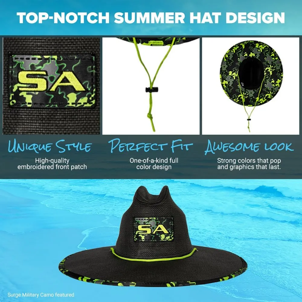 New Premium Keys Straw Hat for UV Sun Protection | UPF 50  Sun Protection, Adjustable Drawstring, Universal Size | by SA Co.