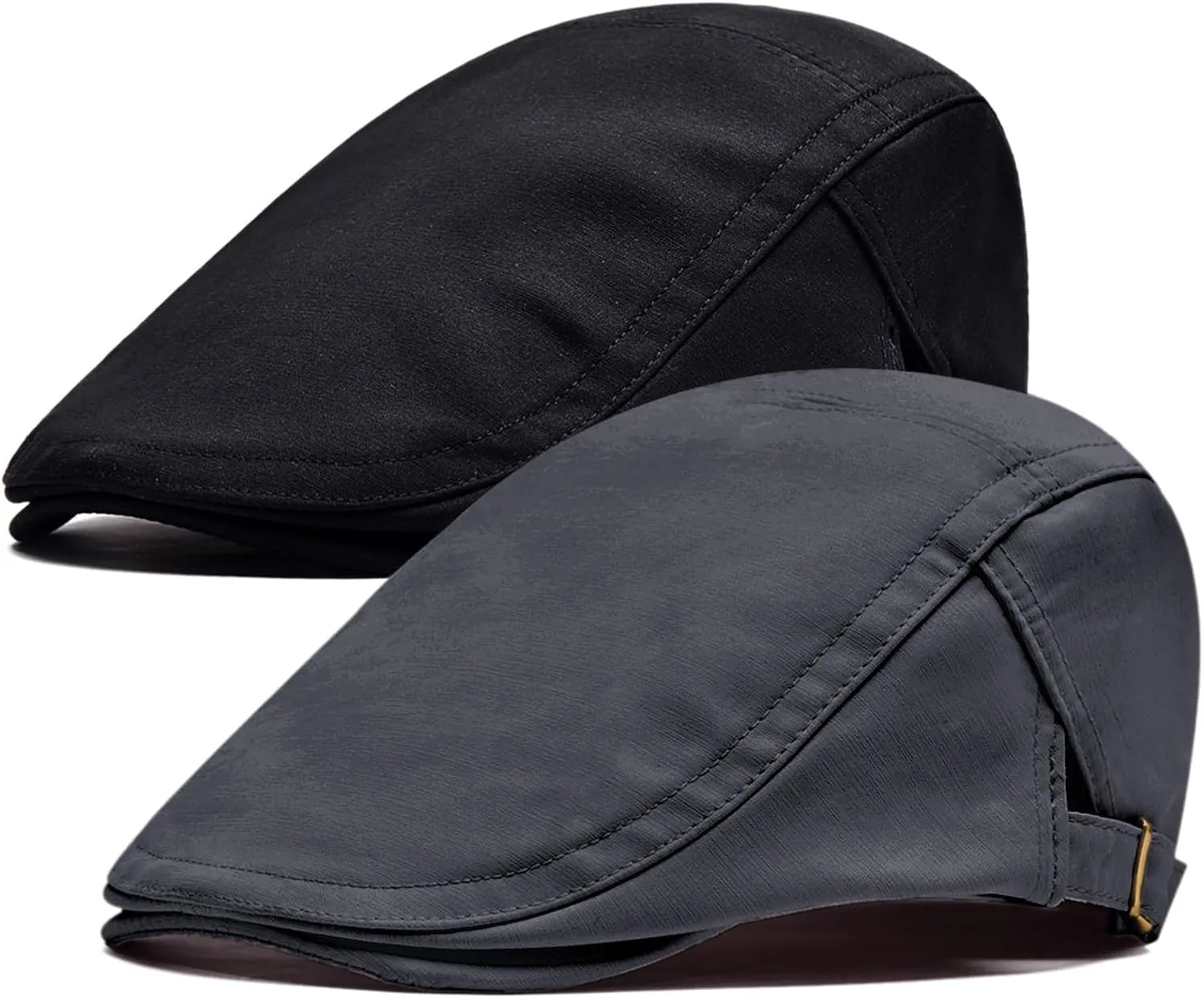 Newsboy Cap for Men Flat Hats Adjustable Breathable Irish Caps Cabbie Ivy Driving Hunting Sport Golf Outdoor