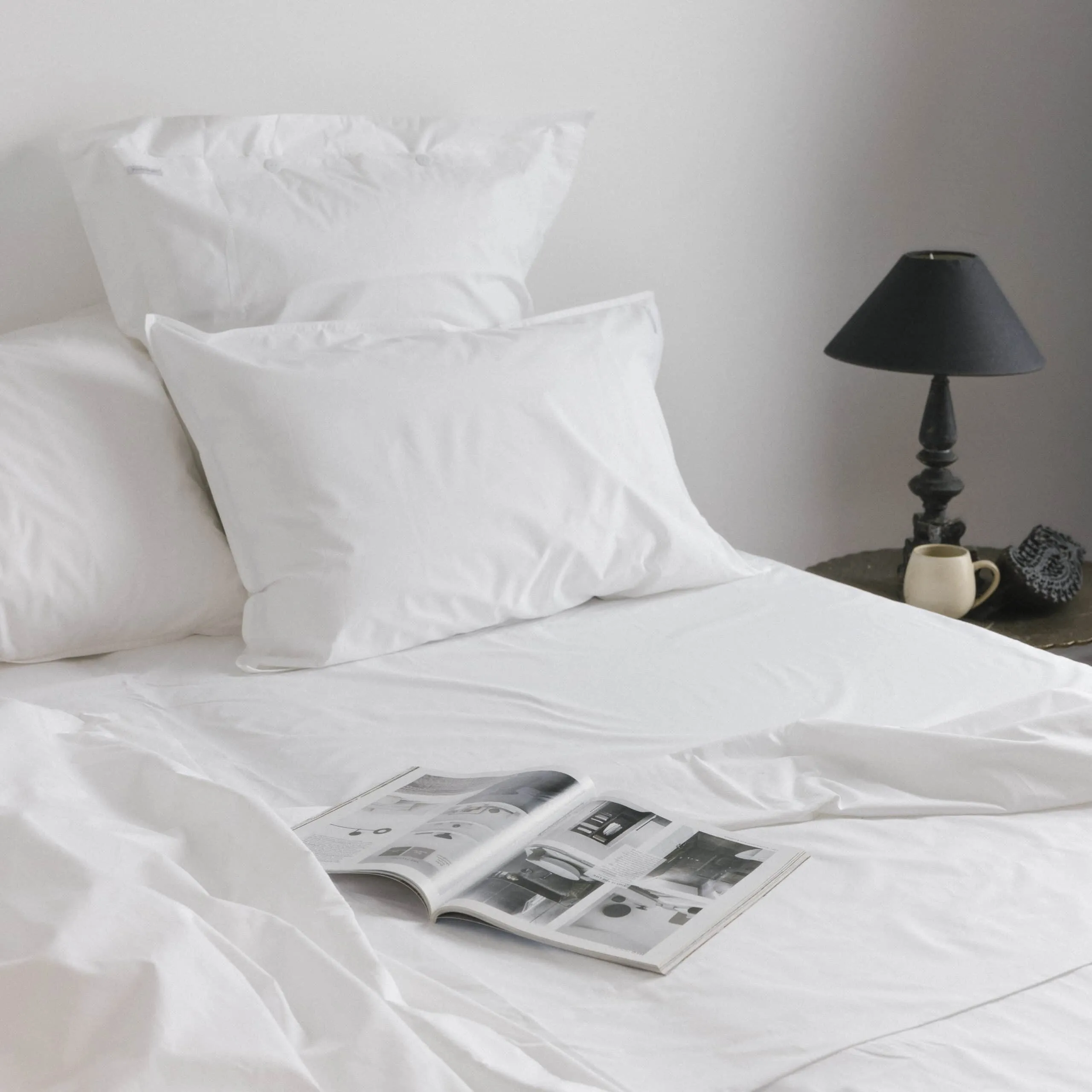 Organic Cotton Sheet Separates - White
