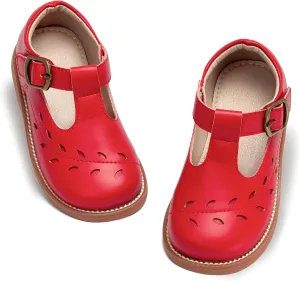Otter MOMO Toddler/Little Girls Mary Jane Slip-on School Uniform Party Dress Shoes