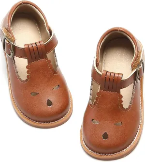 Otter MOMO Toddler/Little Girls Mary Jane Slip-on School Uniform Party Dress Shoes