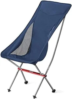 Outdoor Camp Chair Portable Fishing Chairs Outdoor Camping High Back Chair Ultralight Seater for Festivals Garden Beach BBQ s